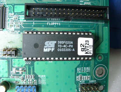 Laserbeschrifteter Chip